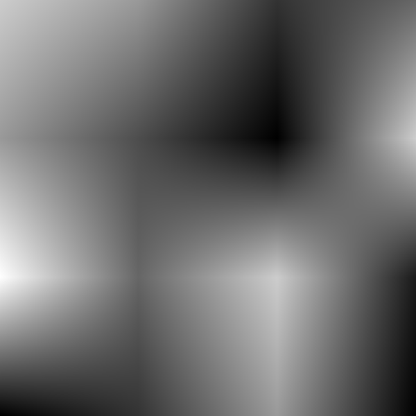 Heat map using a mesh gradient without smoothing.
