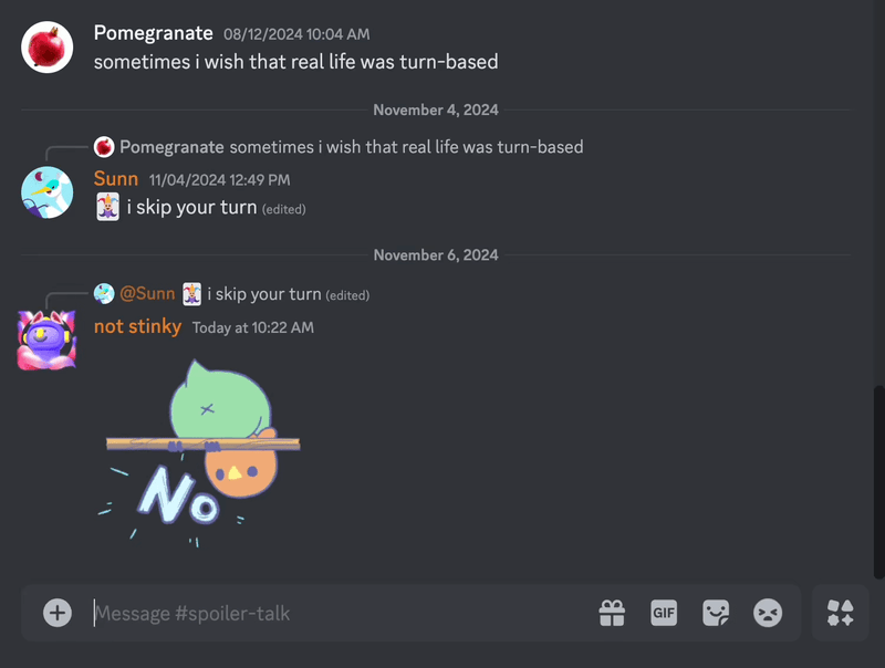 A demonstration of replying to a message using Keyboard Navigation.