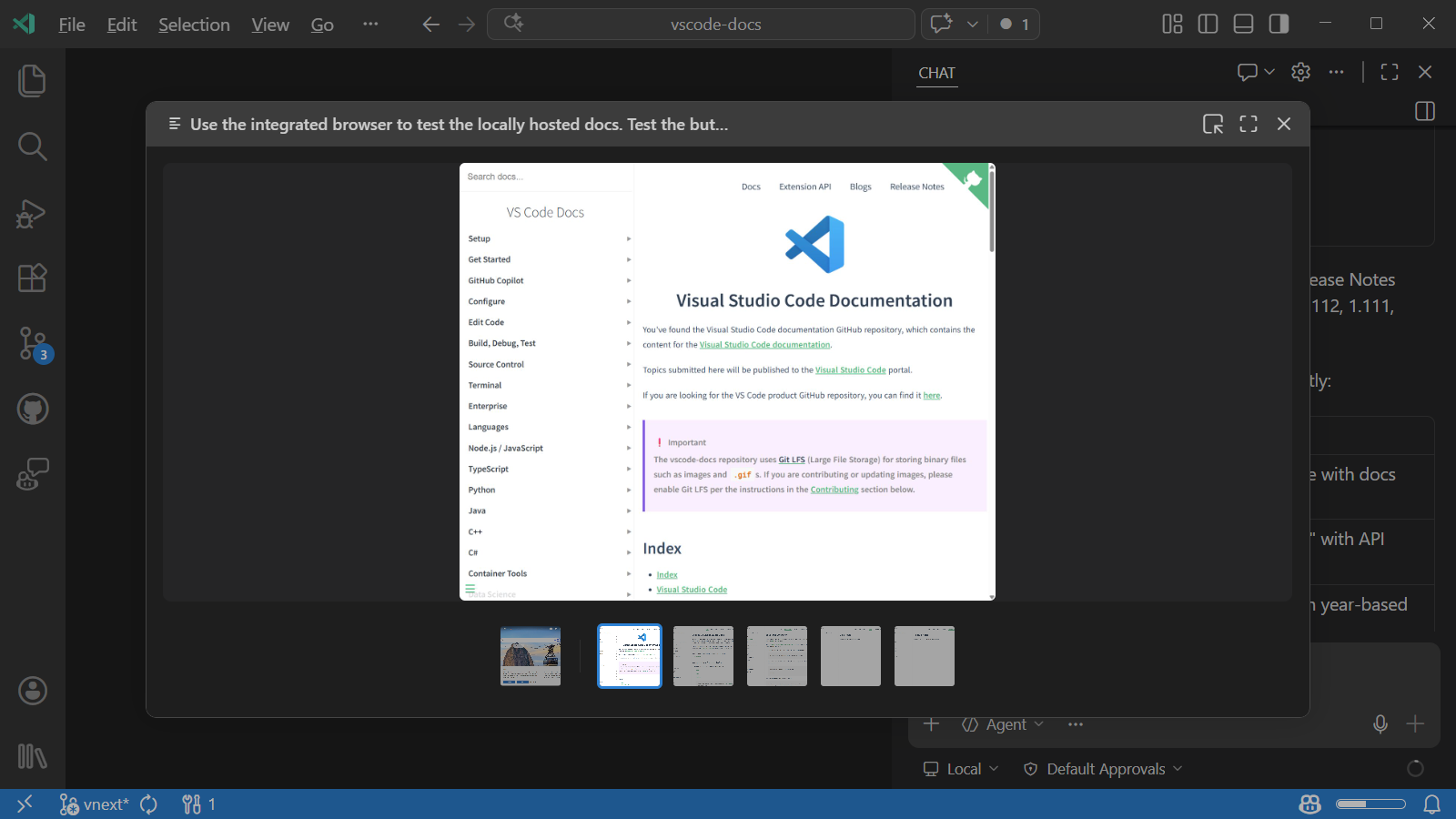 Screenshot showing the image carousel view with multiple images.