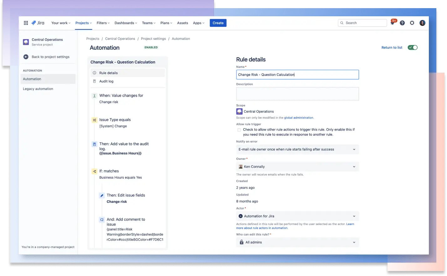 Vista previa de la automatización en la automatización de tareas