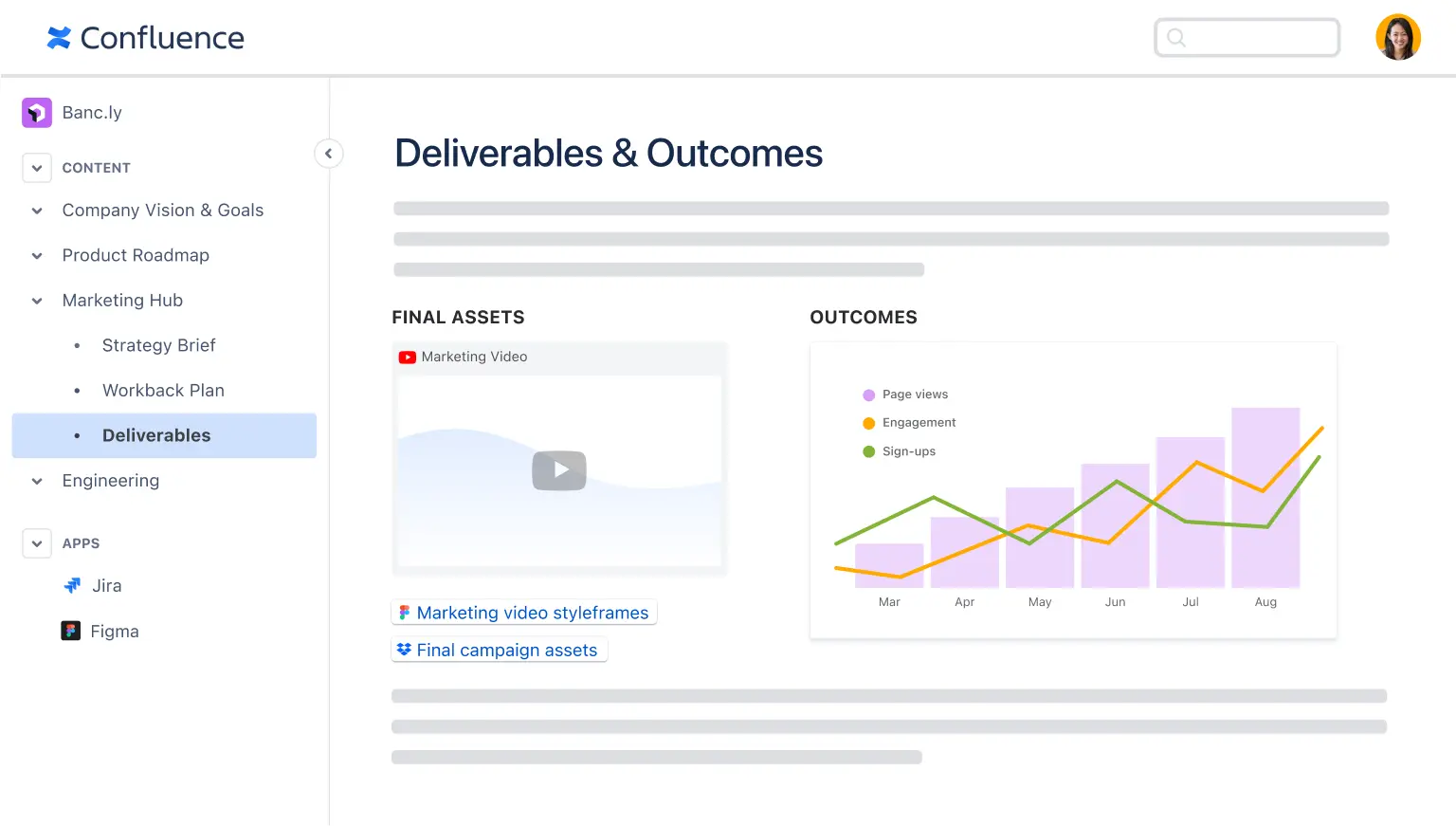 Screenshot: Confluence