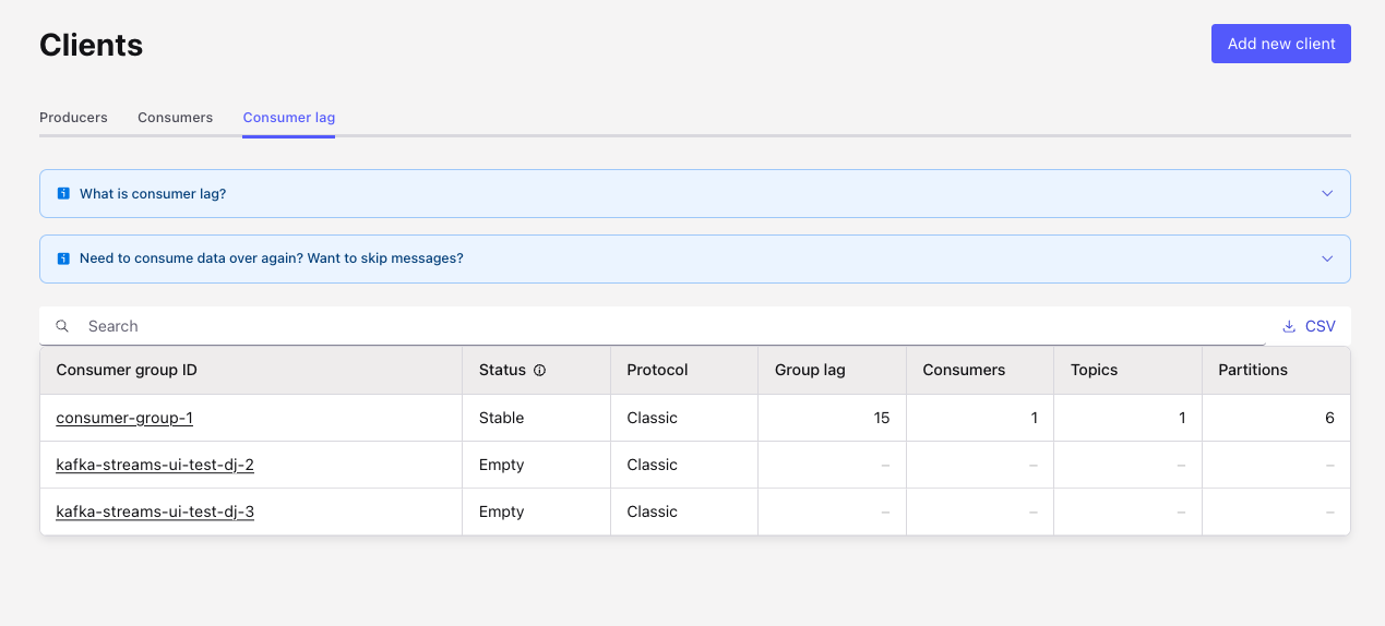 Consumer lag overview in Confluent Cloud