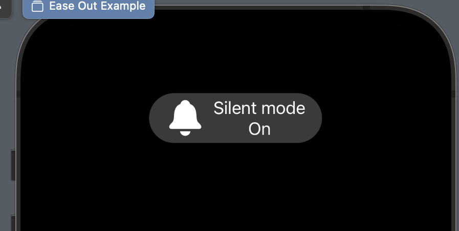 EaseOut example 