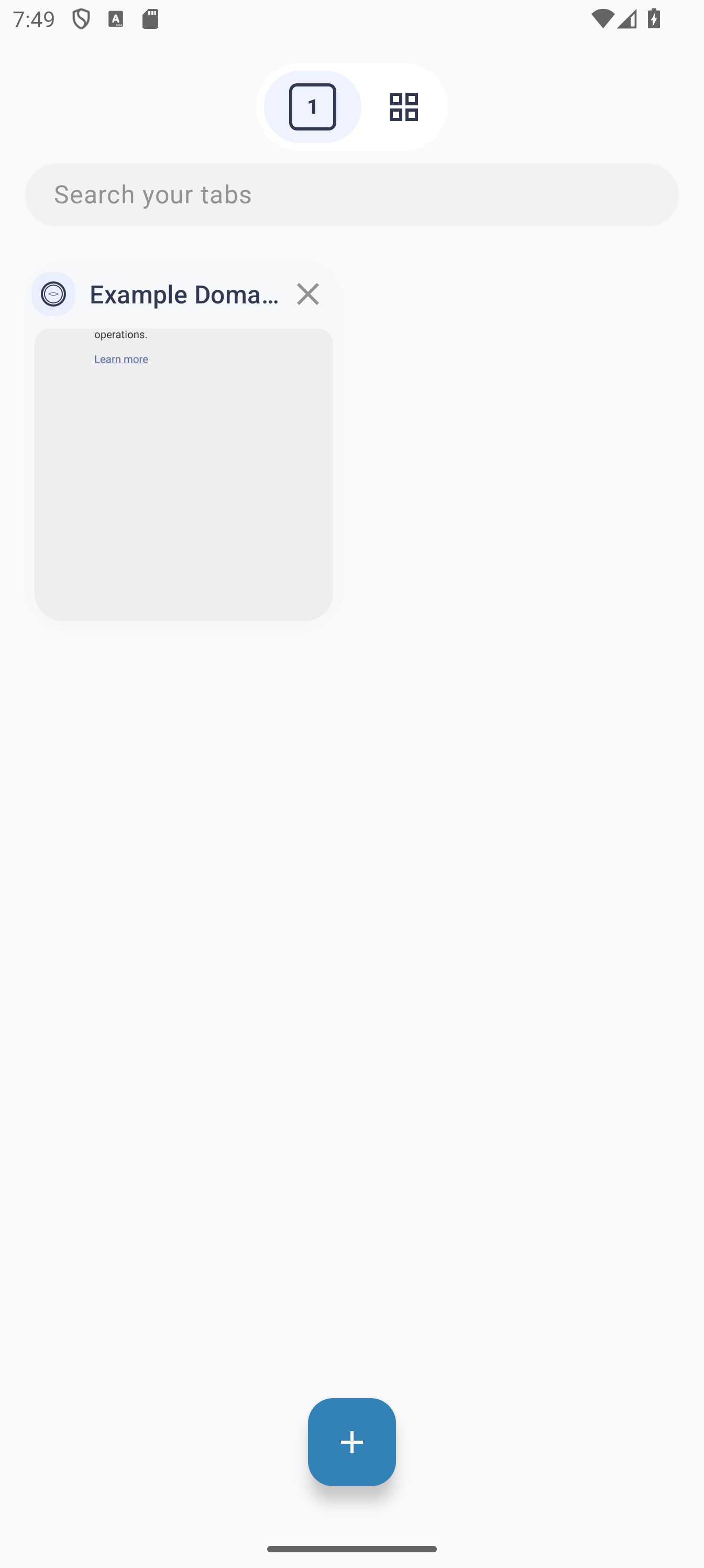 Tab manager