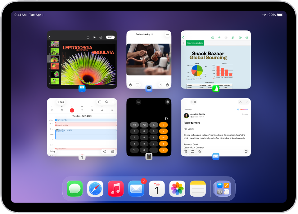 Rīks App Switcher rāda vairākas nesen izmantotās lietotnes.