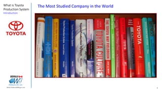 4Marek.Piatkowski@Rogers.com
What is Toyota
Production System
Introduction
Thinkingwin, Win, WIN
The Most Studied Company in the World
 