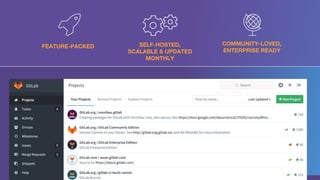 FEATURE-PACKED SELF-HOSTED,
SCALABLE & UPDATED
MONTHLY
COMMUNITY-LOVED,
ENTERPRISE READY