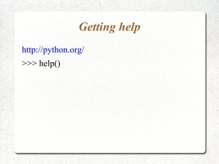 Not just a scripting language