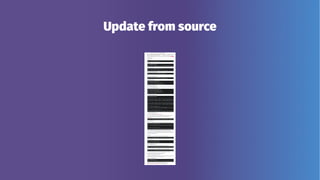 Update from source