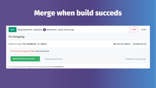 Merge when build succeds