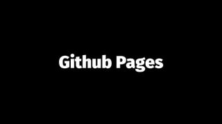 Github Pages