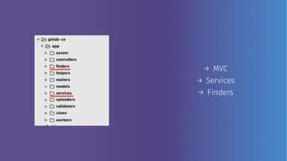 → MVC
→ Services
→ Finders