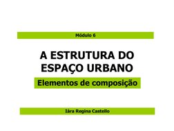 1
BAIRROS, LOTEAMENTOS E CONDOMÍNIOS
Elementos para o Projeto de Novos Territórios Habitacionais
IÁRA REGINA CASTELLO
Módulo
