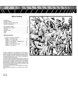 Table of Contents
Introduction . . . . . . . . . . . . . . . . . . . . . . . . . . 3
Avengers Charter . . . . . . . . . . . .