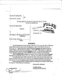 ATE OF MTSSOURT )
) SS.
oF sT. LOUrS )
ATE OF MISSOTIRI,
Plaintiff,
IN THE CIRCTIIT COURT OF TT{E CITY OF ST. LOtlIS
it-&,ael