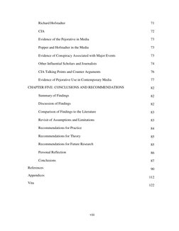 viii
Richard Hofstadter
CIA
Evidence of the Pejorative in Media
Popper and Hofstadter in the Media
Evidence of Con