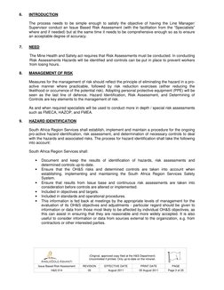 (Original, approved copy filed at the H&S Department)
Uncontrolled if printed. Only up-to-da