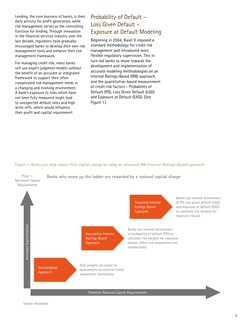 2
Lending, the core business of banks, is their 
daily activity for profit generation, while 
risk management serves as the c