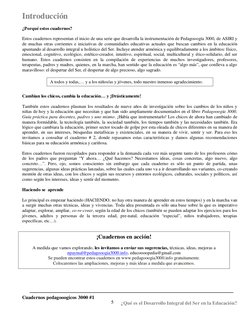 Cuadernos pedagooogicos 3000 #1
¿Qué es el Desarrollo Integral del Ser en la Educación?
5
Introducción