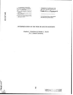 U S DEPARTMENT IF EDUCATION
CRI.ce of Educal.onal Research and impf.erne
EDUCATIONAL RESOURCES INFORMATIC
CENTER t ERICA
4 do