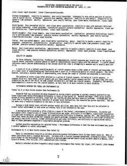 EDUCATIONAL INTERPRETATIONSOF THE WISC -III
PRESENTATION AT NASP CONVENTION WASHINGTON, DC APRIL 17, 1993
sion; visual input
