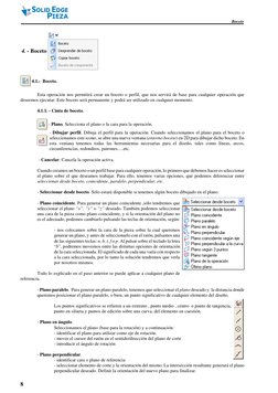 Boceto
8
4. - Boceto
4.1.- Boceto.
Esta operación nos permitirá crear un boceto o perfil, que nos servirá de base para c