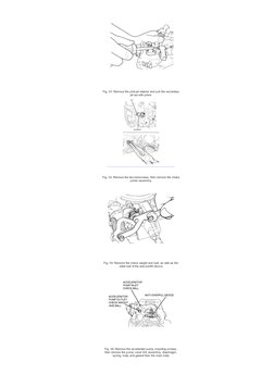 Fig. 33: Remove the pilot jet retainer and pull the secondary
jet out with pliers
Fig. 34: Remove the two lockscrews, then re