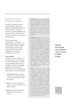 WORKING
PAPER
Evaluación de Puestos
de Hay Group: Factores
El modelo -entrada-proceso-salida
(input-throughput-output mode
