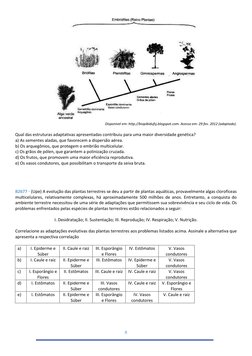 8
Disponível em: http://biopibidufsj.blogspot.com. Acesso em: 29 fev. 2012 (adaptado).
Qual das estruturas adaptativ