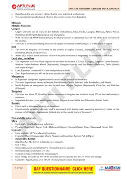 UPSC CSE INTERVIEW MATERIAL 2023:: RAJASTHAN 
 
6 | Page 
DAF QUESTIONNAIRE: CLICK HERE 
https://www.aptiplus.in/online-reg