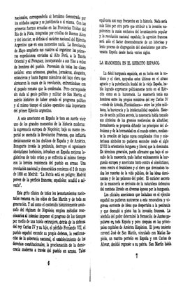 nacionales, correspondería al heroísmo demostrado por
los soldados negros y se justificaría a sí misma. Con las
primeras fu