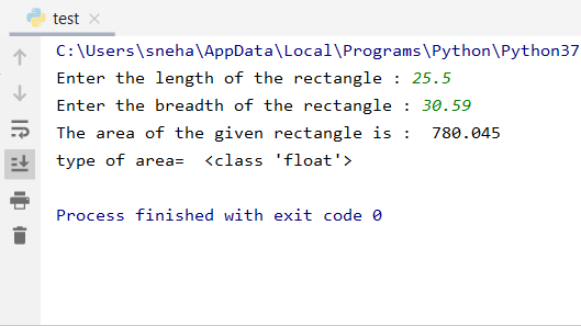 Float Example