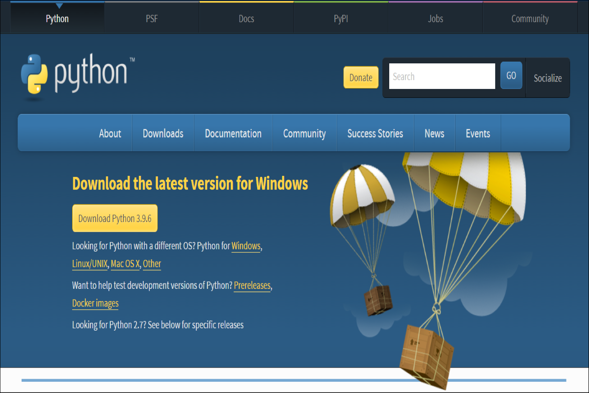 Download Python Interpreter