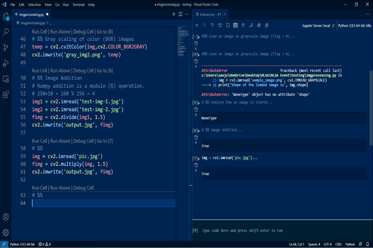 Python Interactive Mode
