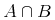 {Aunicode{8745}B}