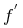 msup{f}{unicode{8242}}
