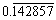 0.overline{142857}