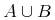 {Aunicode{8746}B}