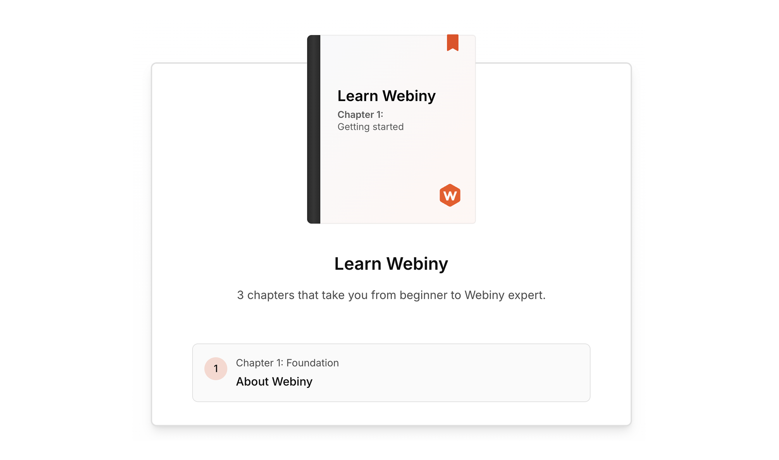 Learn Webiny Course